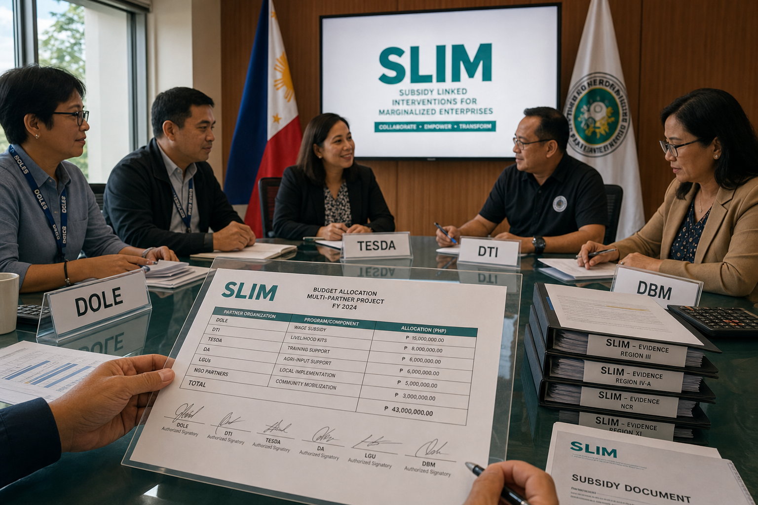 SLIM-subsidie verdeling samenwerkingsverband