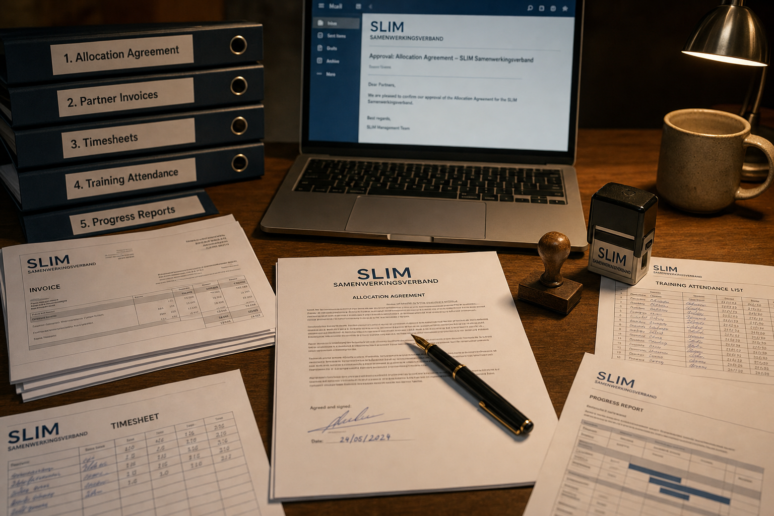 Bewijsstukken SLIM-subsidie administratie