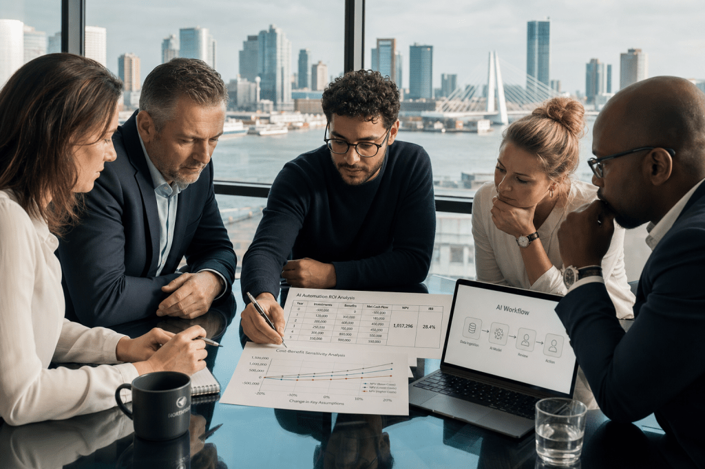 Hoe stel je een realistische businesscase en ROI-berekening op voor data & AI oplossingen in je&nbsp;bedrijf?
