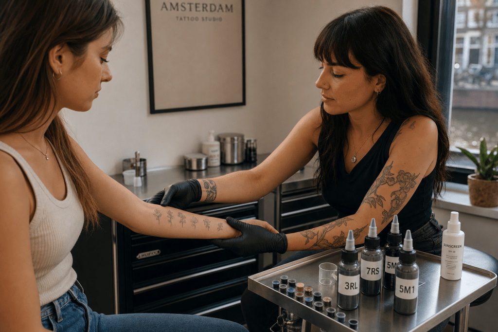 Welke bloemen tattoo past het beste bij jouw huidtint en plaatsing (en hoe beïnvloeden kleurkeuze en zonlicht de levensduur)?