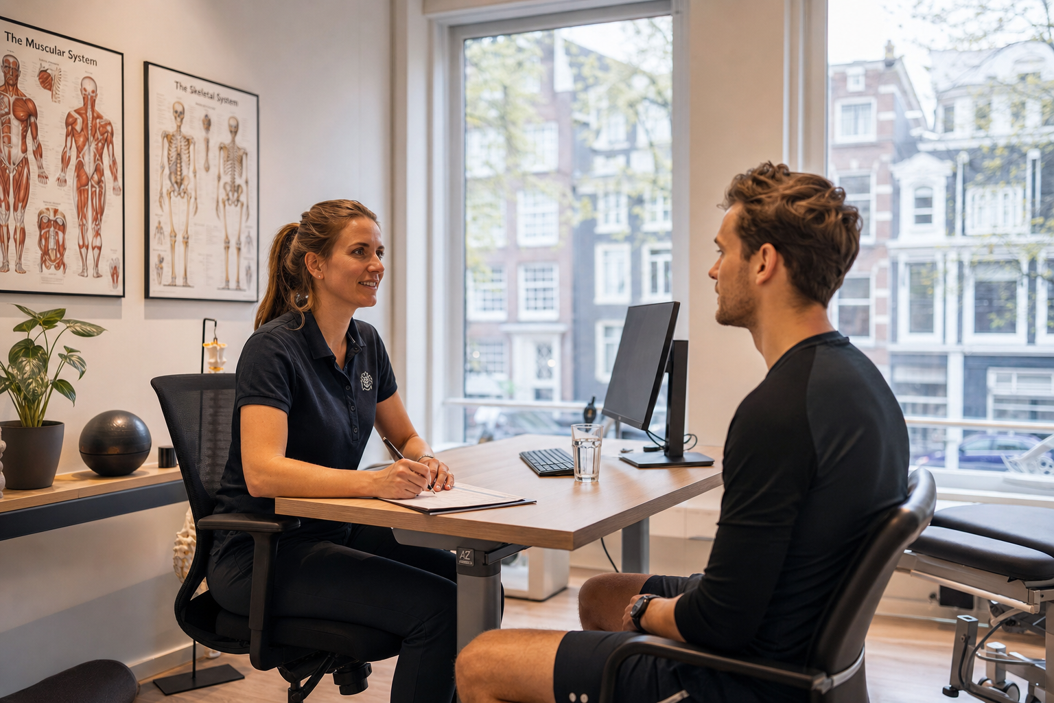 Eerste afspraak bij fysiotherapeut Amsterdam