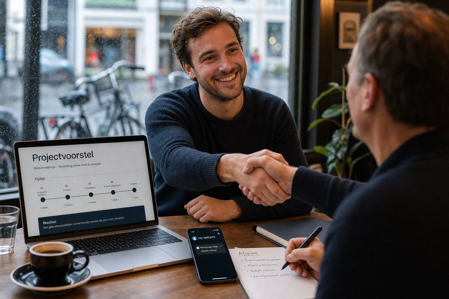 Structuur en presentatie van een effectieve pitch
